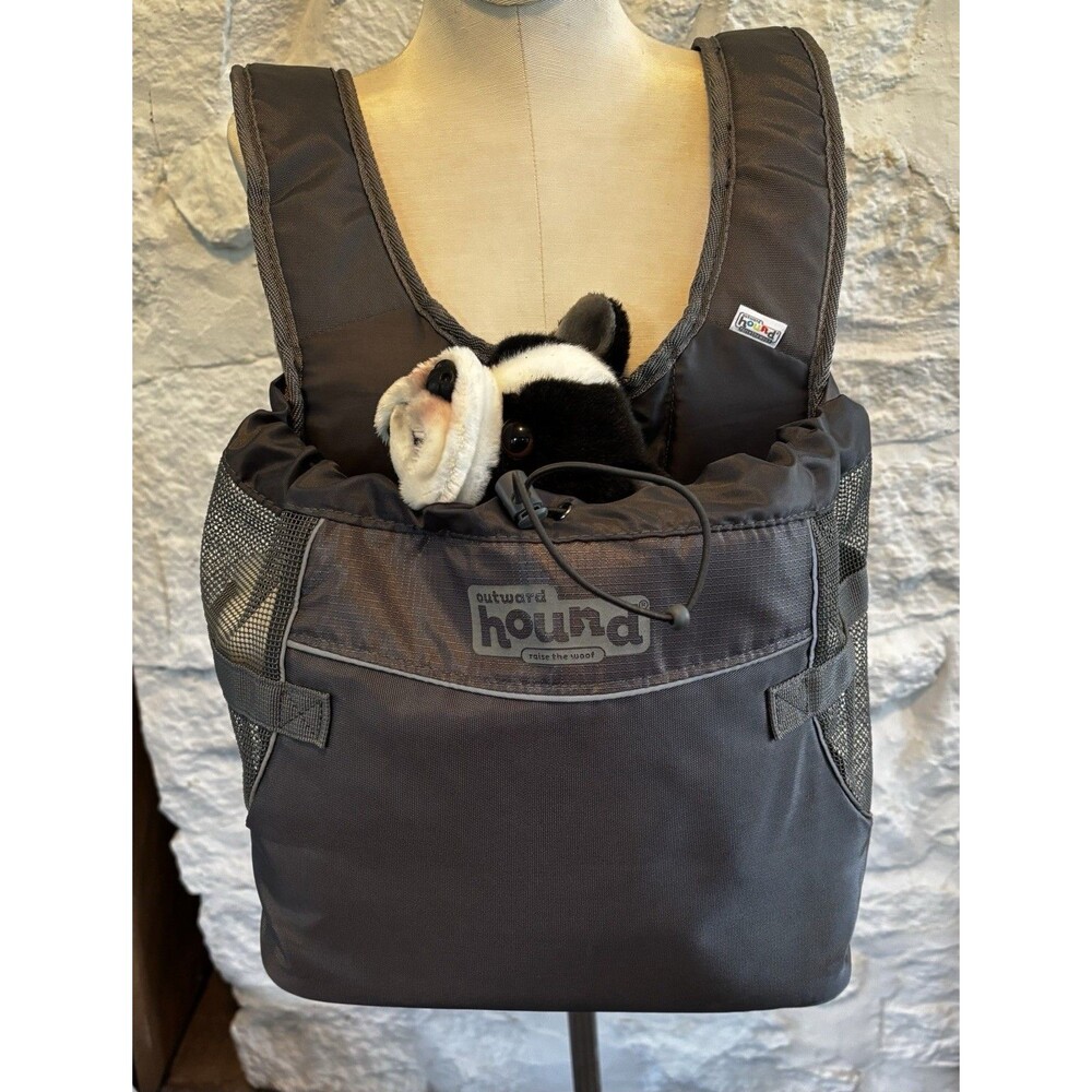 Outward Hound PupPak Front Dog Carrier Outdoor Small Up To 10 Lbs Grey